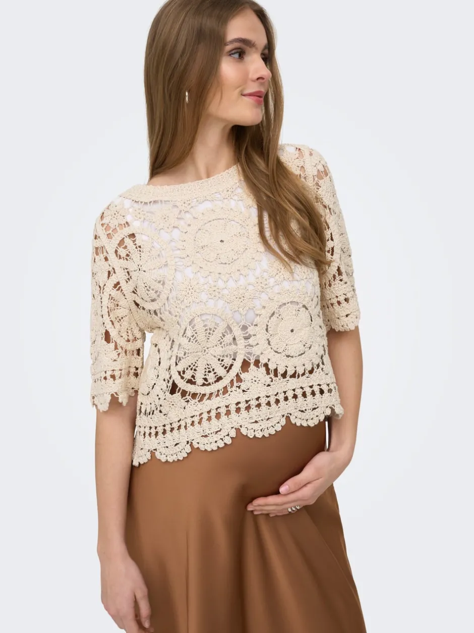 Outlet OLMWATERLY Top Dame Strik & Cardigans