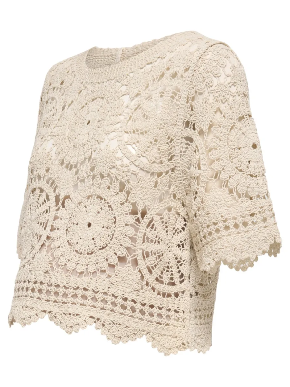 Outlet OLMWATERLY Top Dame Strik & Cardigans