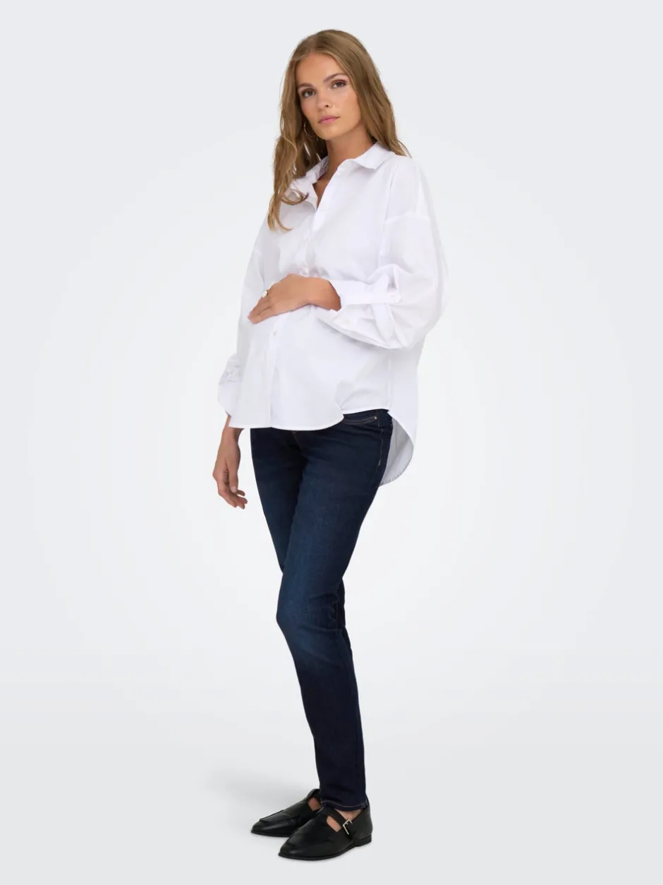 Clearance OLMWAUW Mellemhøj talje Skinny fit Jeans Dame Jeans