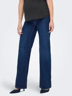 Best OLMWAUW Mellemhøj talje Wide leg fit Jeans Dame Jeans