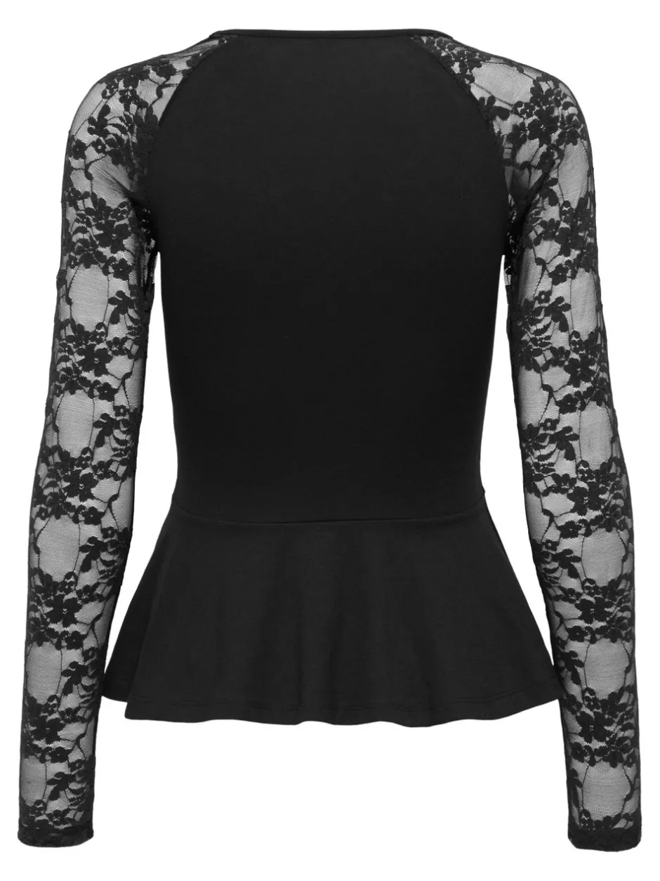 Online ONLAIMA Peplum-top Dame Toppe