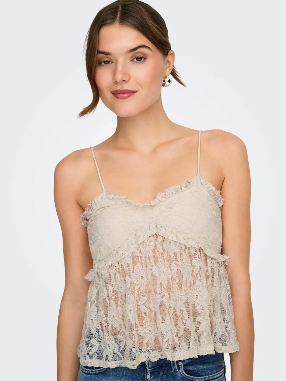Hot ONLALBINA Top Dame Toppe