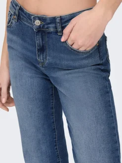 Sale ONLALICIA Mellemhøj talje Straight fit Jeans Dame Jeans|Jeans
