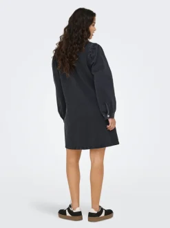 Discount ONLALMA Kort kjole Dame Kjoler|Double Denim