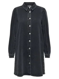 Discount ONLALMA Kort kjole Dame Kjoler|Double Denim