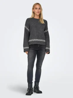 Clearance ONLAMANDA Striktrøje Dame Strik & Cardigans