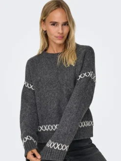 Clearance ONLAMANDA Striktrøje Dame Strik & Cardigans