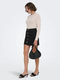 Sale ONLAMAZING Denim Denim-nederdel Kort nederdel Dame Nederdele|Denimnederdele