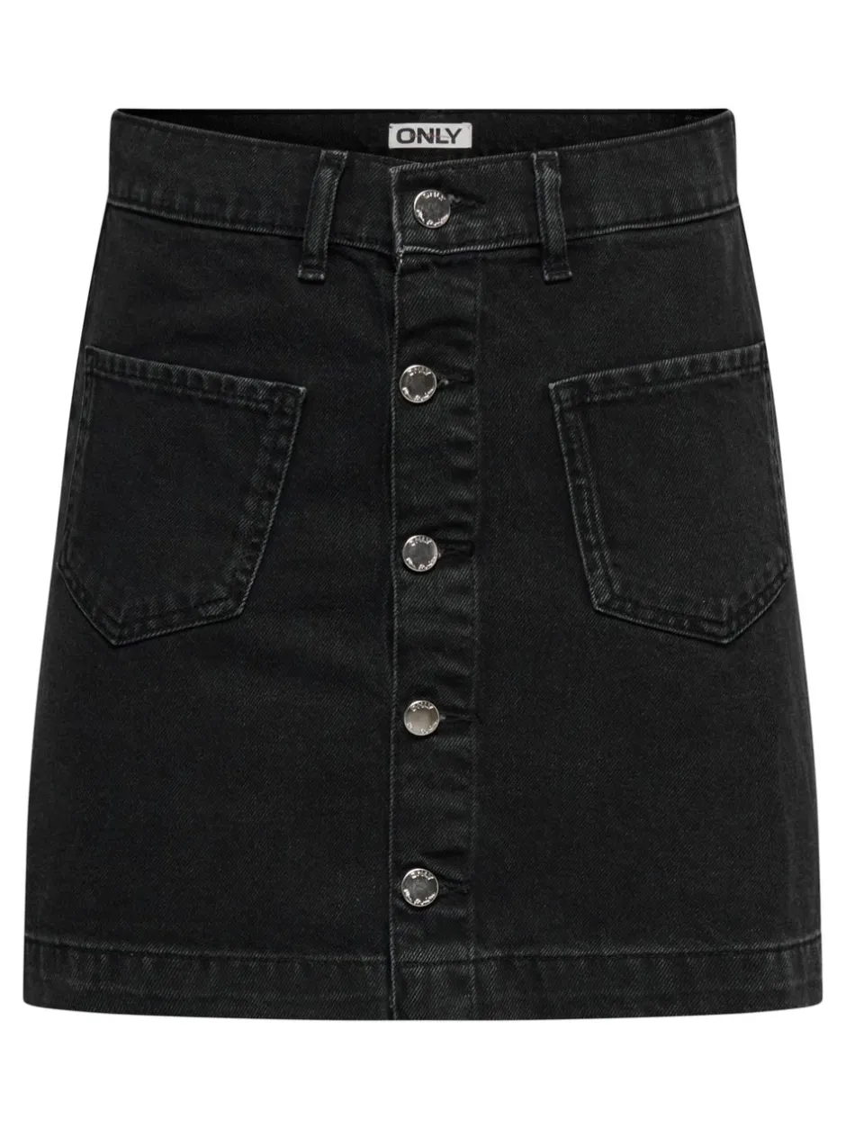 Sale ONLAMAZING Denim Denim-nederdel Kort nederdel Dame Nederdele|Denimnederdele