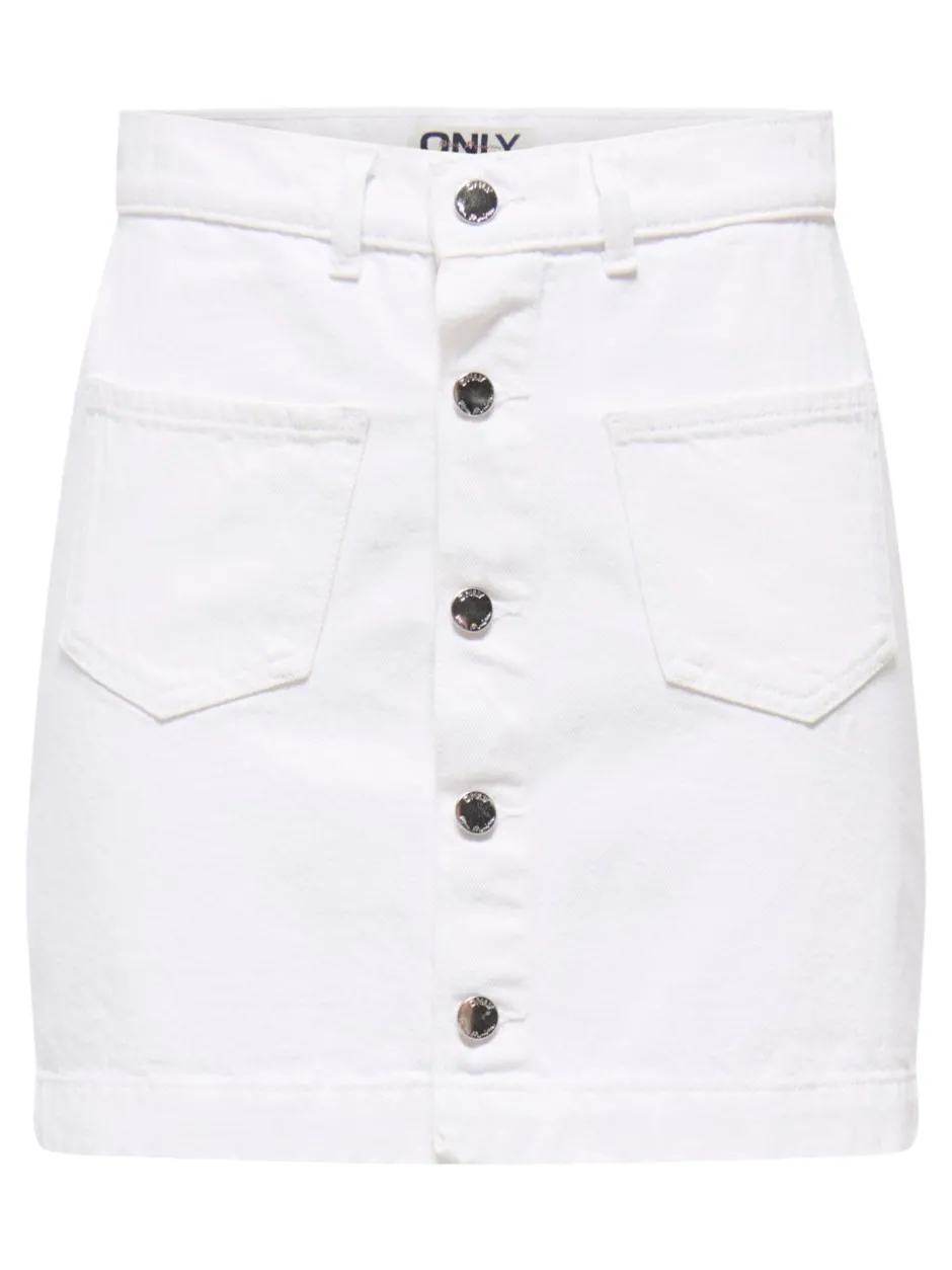 Sale ONLAMAZING Denim Denim-nederdel Kort nederdel Dame Nederdele|Denimnederdele