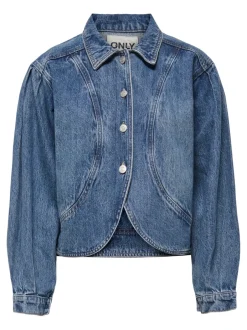 Online ONLAMBER Denimjakke Dame Jakker Og Frakker|Double Denim