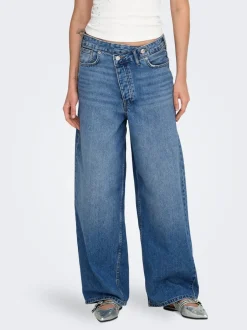 Discount ONLAMBER Lav talje Baggy fit Jeans Dame Jeans|Jeans
