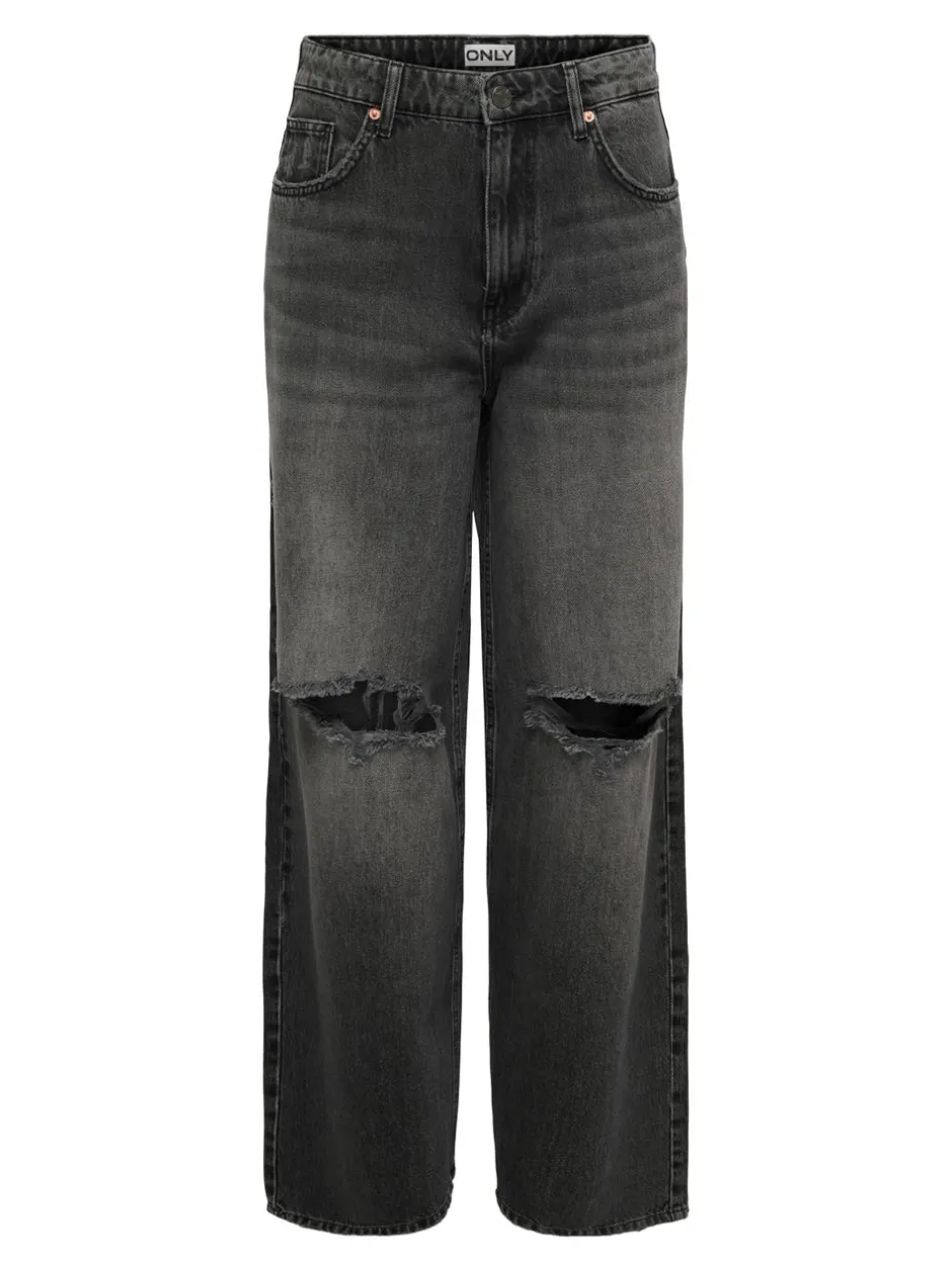 Best ONLAMBER Lav talje Baggy fit Jeans Dame Jeans|Jeans