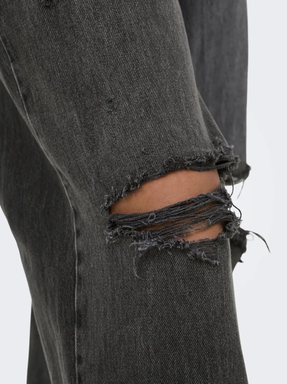 Best ONLAMBER Lav talje Baggy fit Jeans Dame Jeans|Jeans