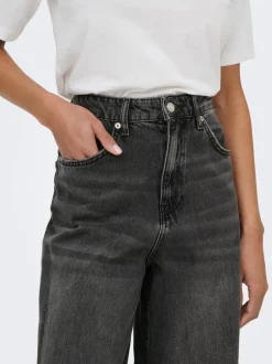 Best ONLAMBER Lav talje Baggy fit Jeans Dame Jeans|Jeans