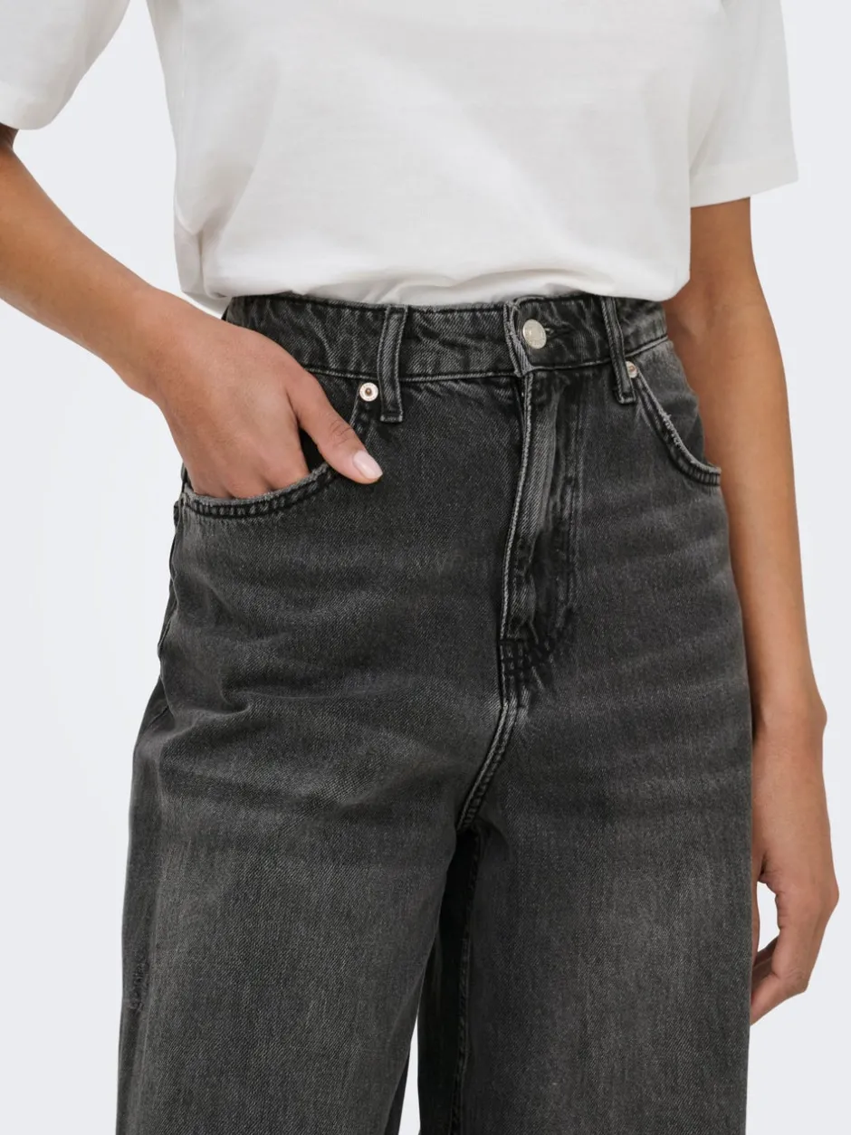 Best ONLAMBER Lav talje Baggy fit Jeans Dame Jeans|Jeans