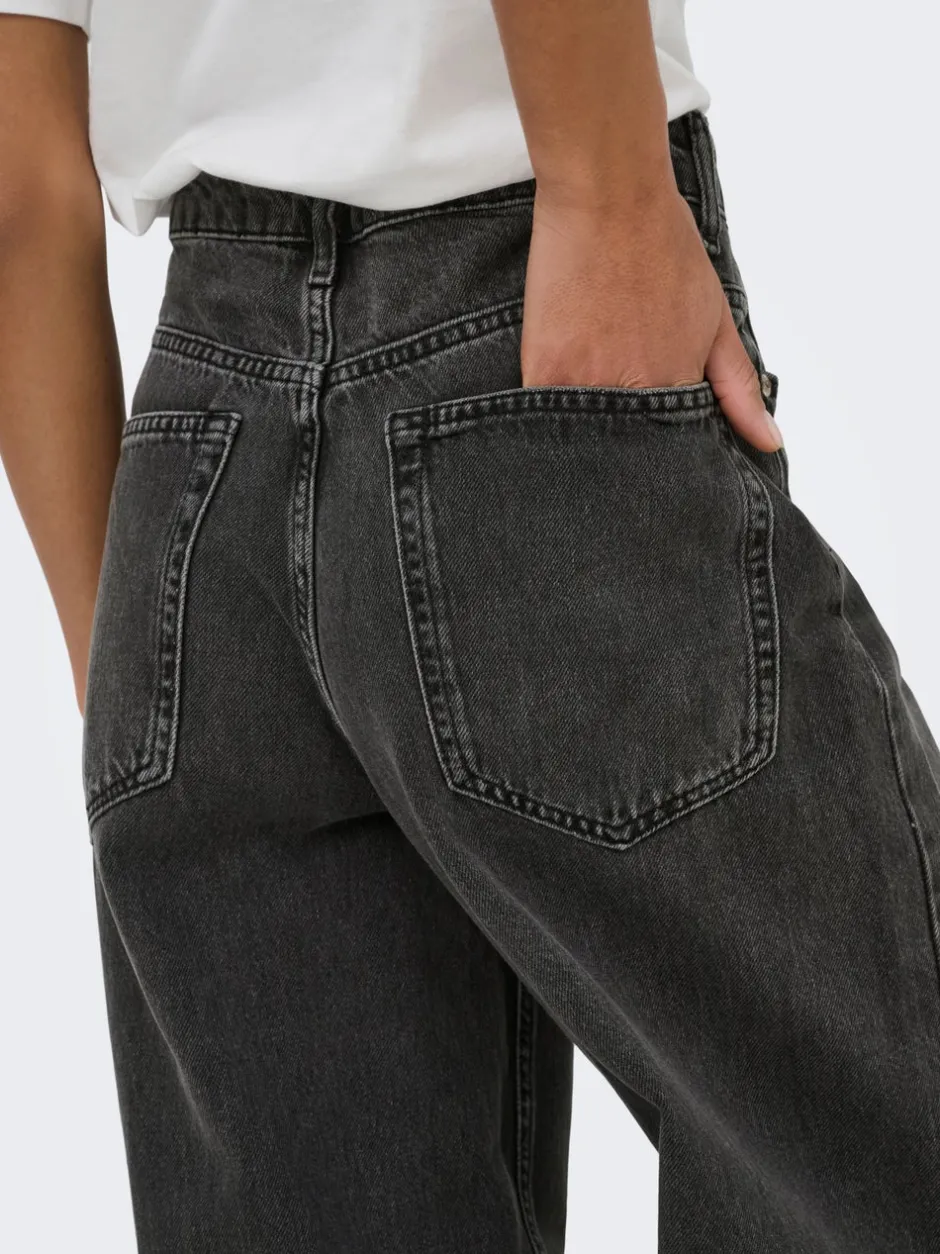 Best ONLAMBER Lav talje Baggy fit Jeans Dame Jeans|Jeans