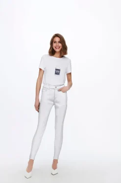 Discount ONLANA Mellemhøj talje Skinny fit Jeans Dame Jeans|Jeans