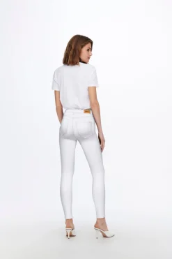 Discount ONLANA Mellemhøj talje Skinny fit Jeans Dame Jeans|Jeans