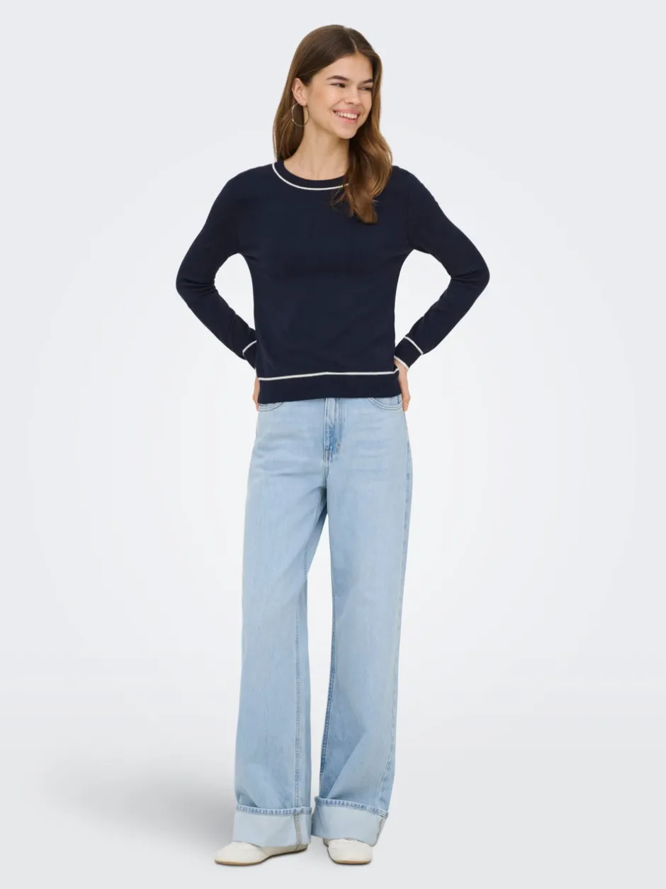 Discount ONLANDREA Striktrøje Dame Strik & Cardigans