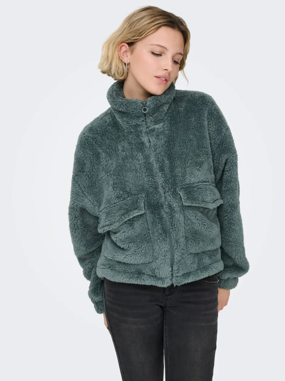 Online ONLANNA Teddy-jakke Dame Jakker Og Frakker