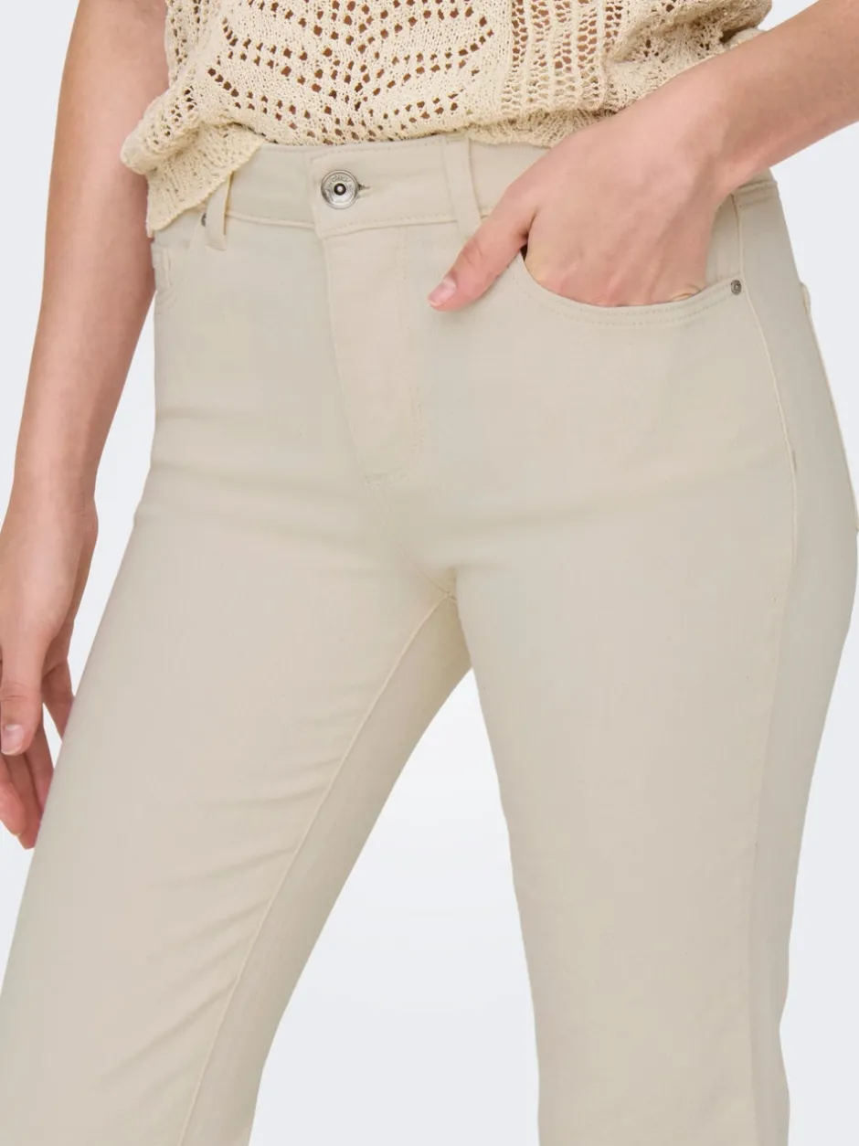 Best ONLANN-KENYA Mellemhøj talje Flared fit Jeans Dame Jeans|Jeans