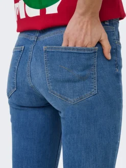 Hot ONLANN-KENYA Mellemhøj talje Flared fit Jeans Dame Jeans|Jeans