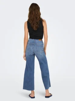 New ONLANN-MADISON Høj talje Cropped fit Jeans Dame Jeans|Jeans