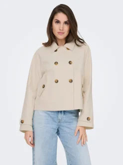 Hot ONLAPRIL Trenchcoat Dame Jakker Og Frakker