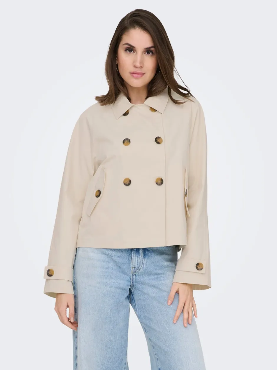 Hot ONLAPRIL Trenchcoat Dame Jakker Og Frakker