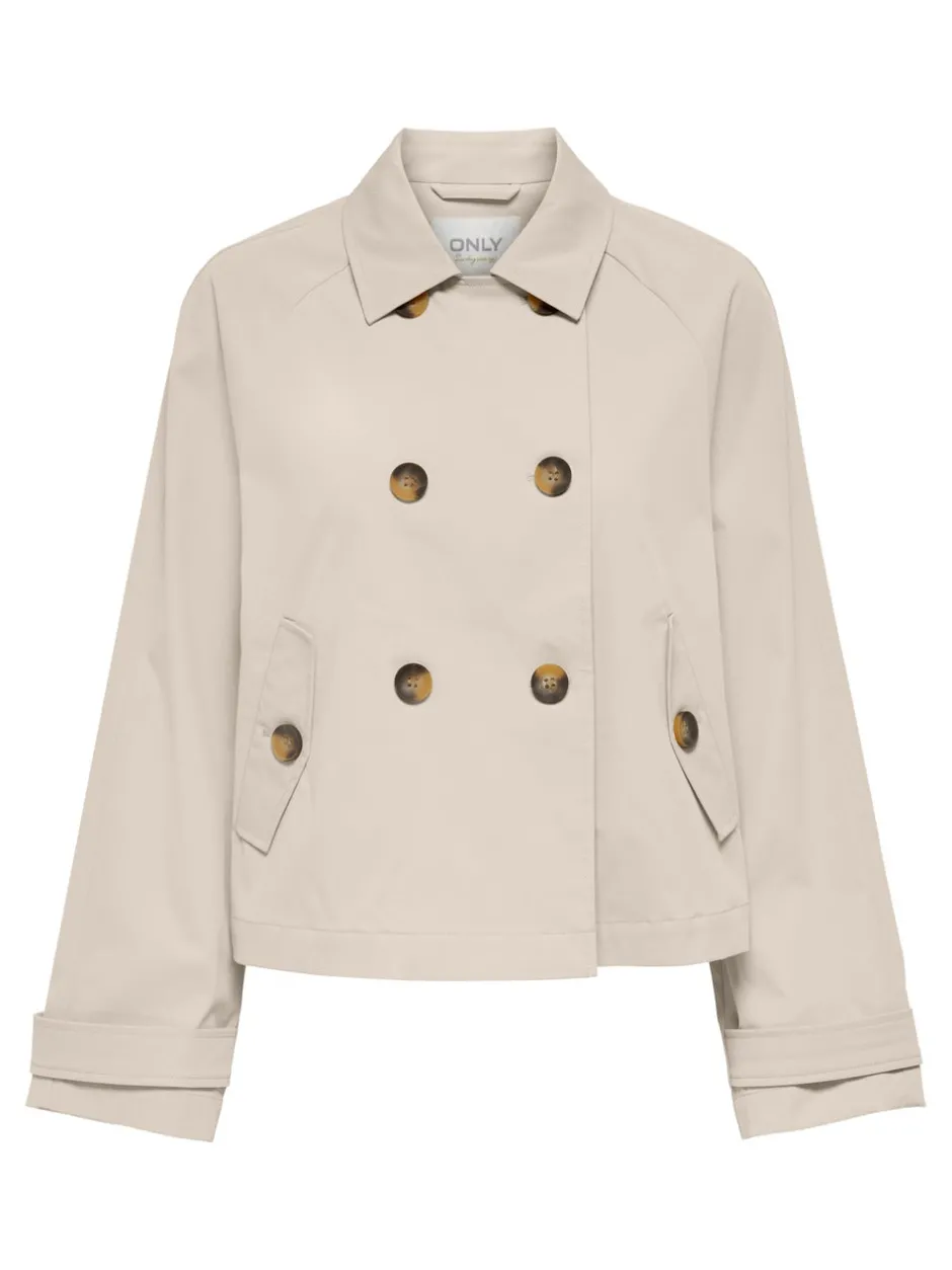 Hot ONLAPRIL Trenchcoat Dame Jakker Og Frakker