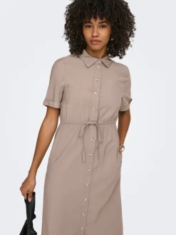 New ONLARIS Lang kjole Dame Kjoler