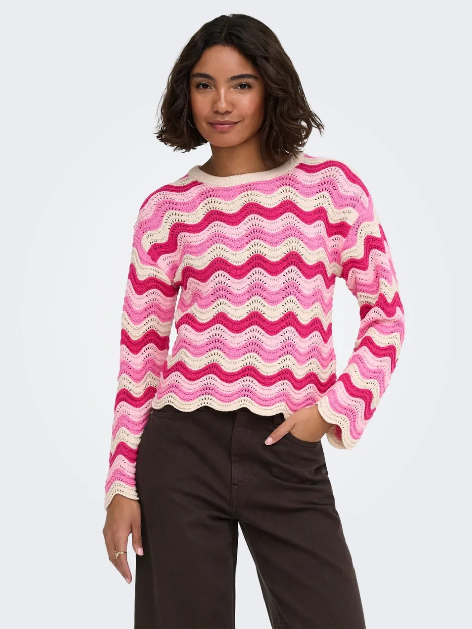 Clearance ONLASA Striktrøje Dame Strik & Cardigans