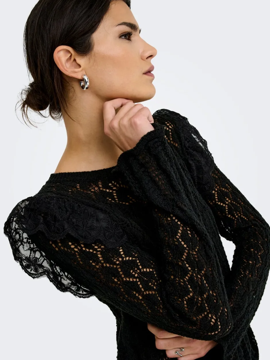 Hot ONLASHLEY Striktrøje Dame Strik & Cardigans