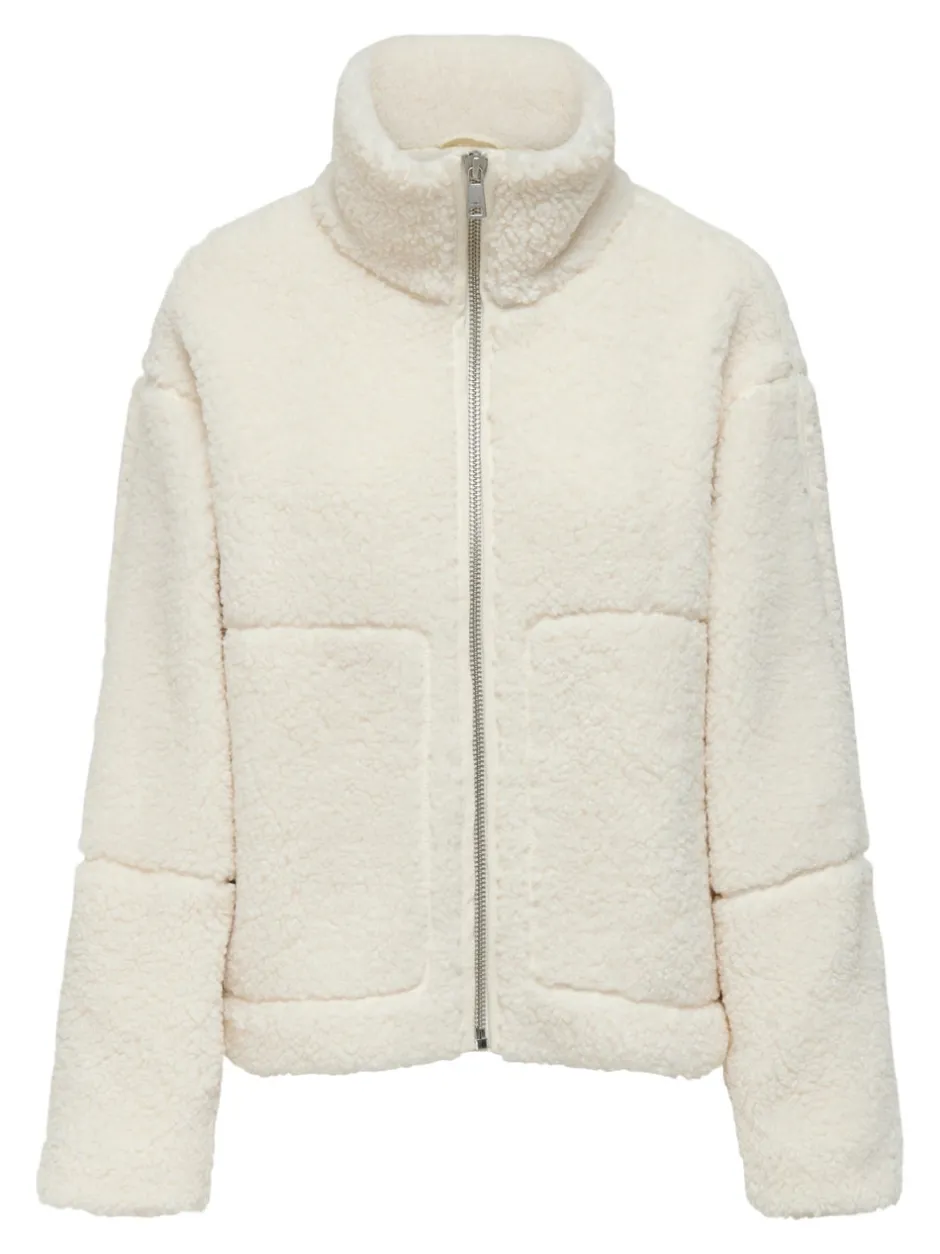New ONLASPEN Teddy-frakke Dame Jakker Og Frakker