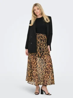 Sale ONLASTA Nederdel Lang nederdel Dame Nederdele