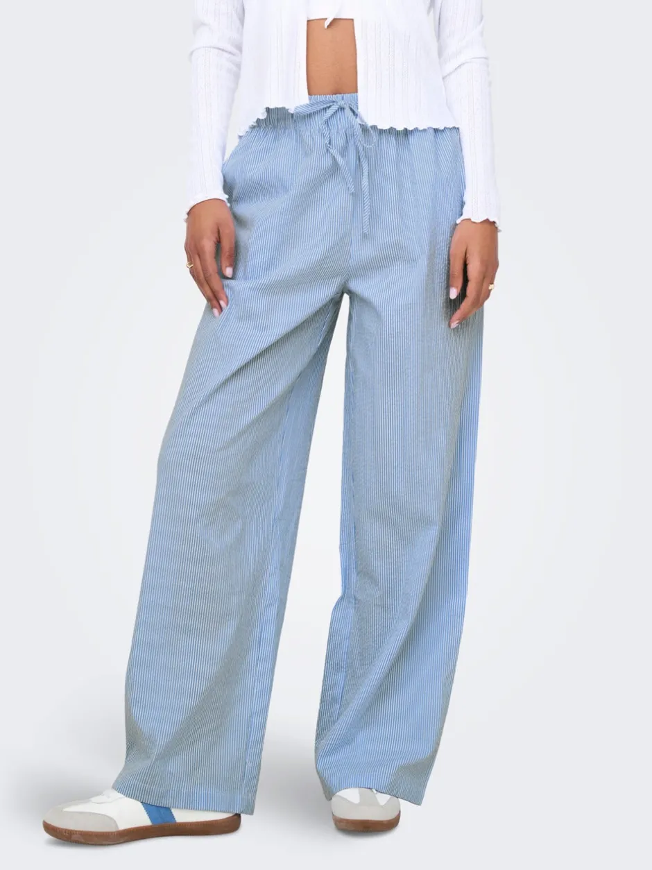 Hot ONLAUGUSTA Regular fit Bukser i wide fit Dame Bukser
