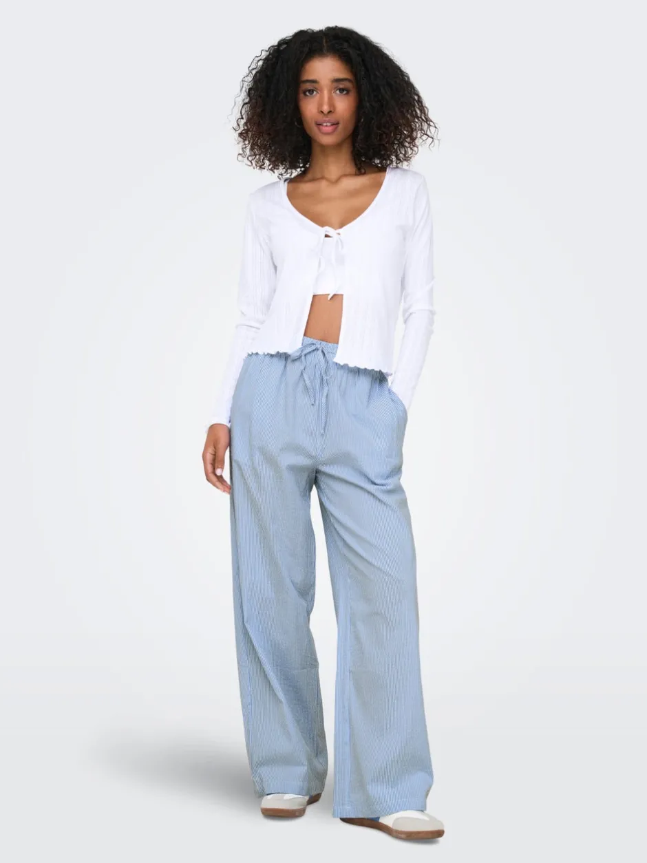 Hot ONLAUGUSTA Regular fit Bukser i wide fit Dame Bukser