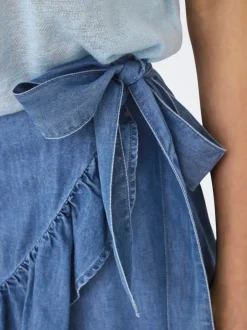 Clearance ONLBEA Denim Denim-nederdel Kort nederdel Dame Nederdele|Denimnederdele