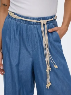 Hot ONLBEA Høj talje Wide leg fit Jeans Dame Jeans|Jeans