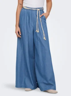 Hot ONLBEA Høj talje Wide leg fit Jeans Dame Jeans|Jeans