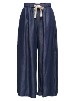 Clearance ONLBEA Høj talje Wide leg fit Ankellængde Jeans Dame Jeans|Jeans