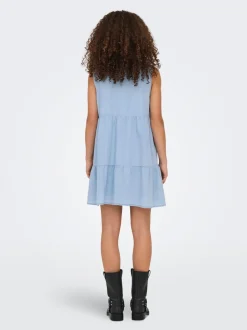 Outlet ONLBEA Kort kjole Dame Kjoler|Double Denim