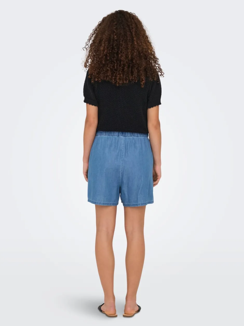 New ONLBEA Straight fit Denim-shorts Dame Shorts|Double Denim