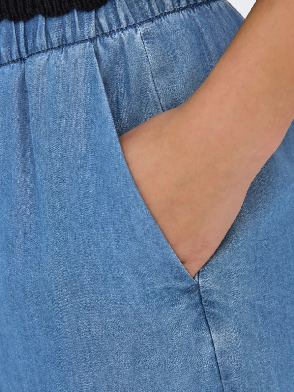 New ONLBEA Straight fit Denim-shorts Dame Shorts|Double Denim