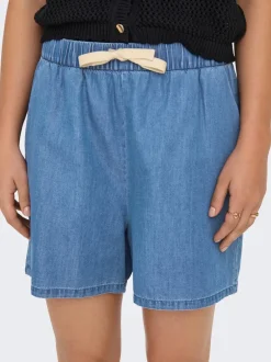 New ONLBEA Straight fit Denim-shorts Dame Shorts|Double Denim
