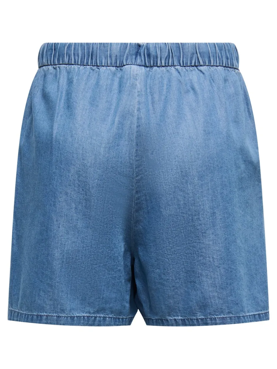 New ONLBEA Straight fit Denim-shorts Dame Shorts|Double Denim