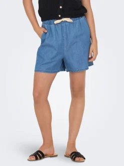 New ONLBEA Straight fit Denim-shorts Dame Shorts|Double Denim
