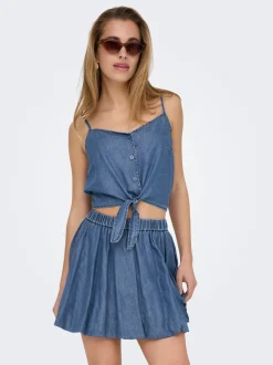 Clearance ONLBEA Top Dame Double Denim|Toppe