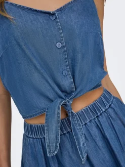 Clearance ONLBEA Top Dame Double Denim|Toppe